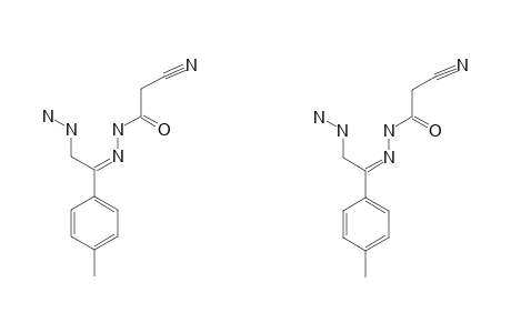 4-METHYL-OMEGA-HYDRAZINOACETOPHENONE-CYANOACETYLHYDRAZONE