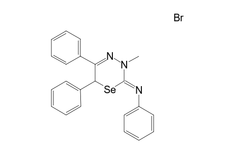 2-Phenylimino-3-methyl-5,6-diphenyl-2,3-dihydro-6H-1,3,4-selenadiazine. Hydrobromide