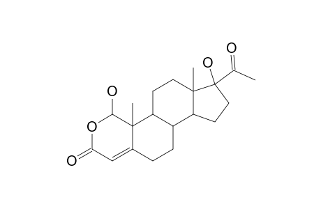 1-ALPHA,17-ALPHA-DIHYDROXY-2-OXA-PREGN-4-EN-3-ONE