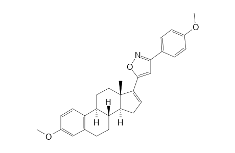 3-METHOXY-17-ALPHA-[3'-(4''-METHOXY)-PHENYL-ISOXAZOL-5'-YL]-ESTRA-1,3,5(10),16-TETRAENE