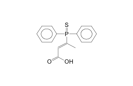 (E)-3-DIPHENYLTHIOPHOSPHINYL-2-BUTENOIC ACID