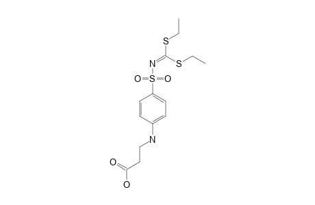 3-[(4-[[BIS-(ETHYLTHIO)-METHYLENE]-SULFAMOYL]-PHENYL]-AMINO]-PROPANOIC-ACID