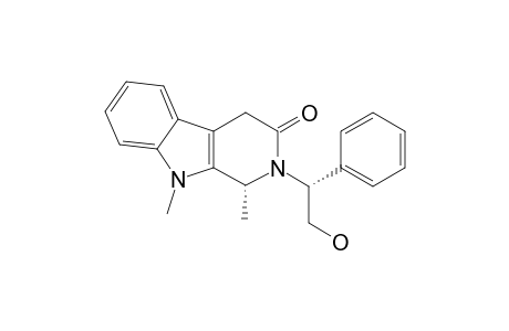 (R)-2-[(R)-2-HYDROXY-1-PHENYLETHYL]-1,9-DIMETHYL-3-OXO-1,2,3,4-TETRAHYDROPYRIDO-[3,4-B]-INDOLE