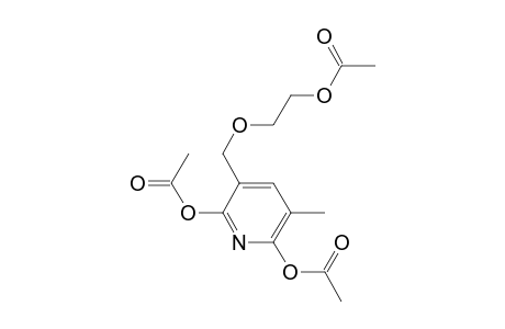 2,6-Diacetoxy-5-methyl-3-[(2-acetoxyethoxy)methyl]pyridine