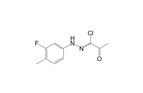 N-(3-Fluoro-4-methylphenyl)-2-oxopropanehydrazonoyl chloride