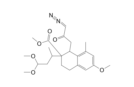 METHYL-[3''R-(1'-ALPHA,2'-ALPHA)]-1-(1'-DIAZO-2'-OXOPROP-3'-YL)-2-(1'',1''-DIMETHOXYBUT-3''-YL)-6-METHOXY-8-METHYL-1,2,3,4-TETRAHYDRONAPHT