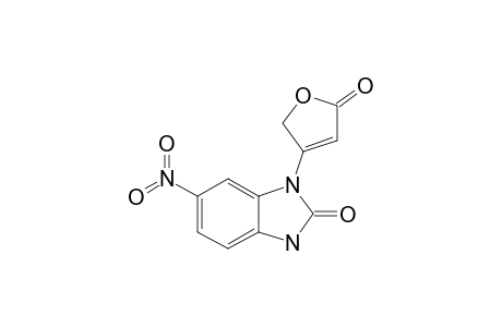 1-(5-OXO-2,5-DIHYDRO-3-FURANYL)-6-NITRO-2,3-DIHYDRO-1H-BENZO-[D]-IMIDAZOL-2-ONE