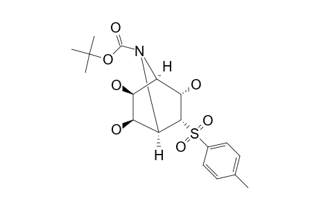 #12;(+/-)-(1RS,2SR,3RS,4SR,5RS,6SR)-7-TERT.-BUTOXYCARBONYL-6-ENDO-PARA-TOLUENESULFONYL-7-AZABICYCLO-[2.2.1]-HEPTANE-5-ENDO-2,3-EXO-TRIOL;TERT.-BUTYL-(1R