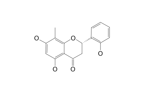 PISONIVANONE;(2-S)-5,7,2'-TRIHYDROXY-8-METHYLFLAVANONE