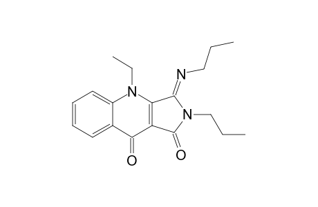 4-ETHYL-2,3-DIHYDRO-2-PROPYL-3-PROPYLIMINO-PYRROLO-[3,4-B]-QUINOLINE-1,9-DIONE