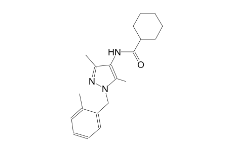 N-[3,5-dimethyl-1-(2-methylbenzyl)-1H-pyrazol-4-yl]cyclohexanecarboxamide