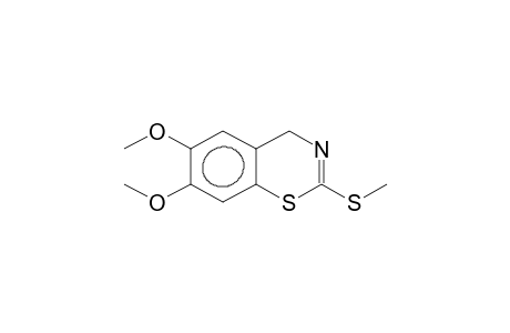 6,7-DIMETHOXY-2-METHYLMERCAPTO-4H-1,3-BENZOTHIAZINE