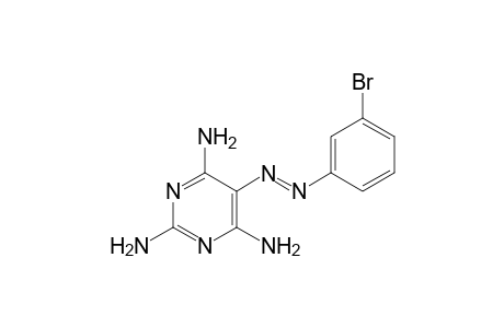 5-[(m-bromophenyl)azo]-2,4,6-triaminopyrimidine