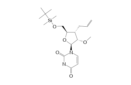 1-[3-C-ALLYL-5-O-(TERT.-BUTYLDIMETHYLSILYL)-2-O-METHYL-BETA-D-PENTOFURANOSYL]-URACYL