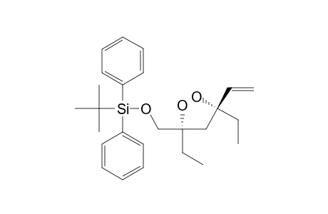 (3R,5S)-5-(TERT.-BUTYLDIPHENYLSILANYLOXYMETHYL)-3-ETHYLHEPT-1-ENE-3,5-DIOL