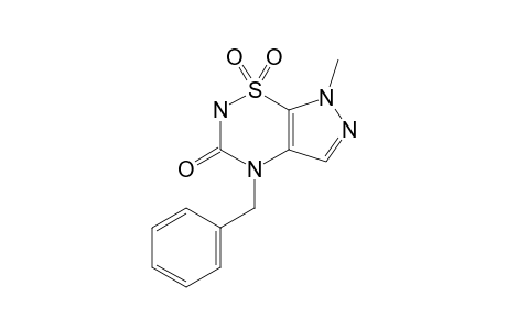 4-BENZYL-7-METHYL-1,1,3-TRIOXO-2H,4H-PYRAZOLO-[4,5-E]-[1,2,4]-THIADIAZINE