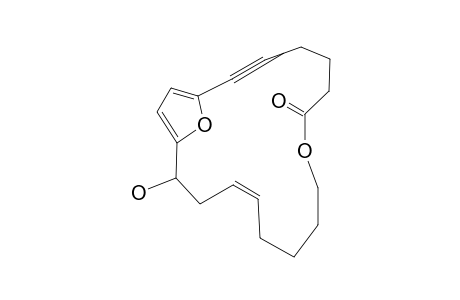 (Z)-16-HYDROXY-8,20-DIOXA-BICYCLO-[15.2.1]-ICOSA-1(19),13,17-TRIEN-2-YN-7-ONE