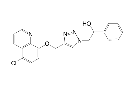 4-{[(5-Chloroquinolin-8-yl)oxy]methyl}-alpha-phenyl-1H-1,2,3-triazole-1-ethanol