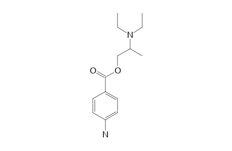 (+/-)-2-(DIETHYL-AMINO)-PROPYL-4-AMINO-BENZOATE