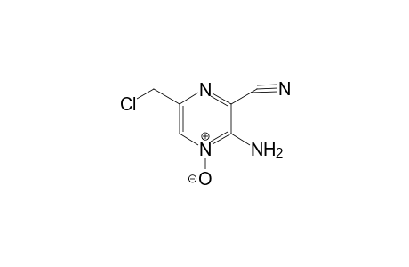 3-Amino-6-(chloromethyl)-2-pyrazinecarbonitrile 4-oxide