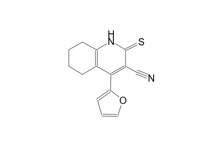 4-(2-furyl)-2-thioxo-1,2,5,6,7,8-hexahydro-3-quinolinecarbonitrile