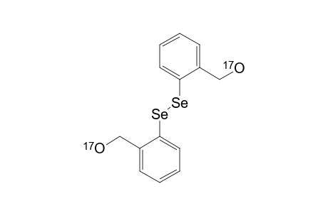 [(17)-O]-LABELED-BIS-[2-(HYDROXYMETHYL)-PHENYL]-DISELENIDE