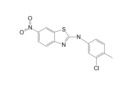 2-N-(3-CHLORO-4-METHYLPHENYL)-6-NITRO-BENZOTHIAZOLE