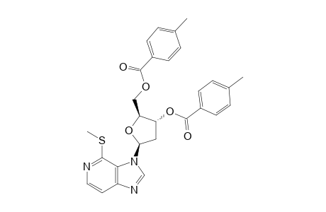 3-[2'-DEOXY-3',5'-DI-O-(4-TOLUOYL)-BETA-D-ERYTHRO-PENTOFURANOSYL]-4-(METHYLTHIO)-1H-IMIDAZO-[4,5-C]-PYRIDINE