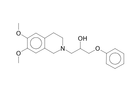 1,2,3,4-Tetrahydro-2-(2-hydroxy-3-phenoxypropyl)-6,7-dimethoxyisoquinoline