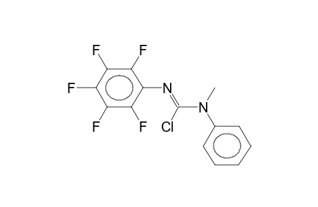 N-PENTAFLUOROPHENYL-N'-METHYL-N'-PHENYLCHLOROFORMAMIDINE