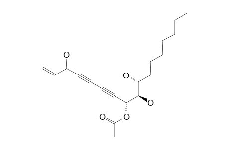 1-HEPTADECEN-4,6-DIYN-8-ALPHA-ACETYL-3,9-ALPHA,10-BETA-TRIOL