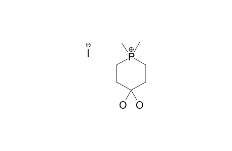 1,1-DIMETHYL-4,4-PHOSPHORINANEDIOLIUM-IODIDE