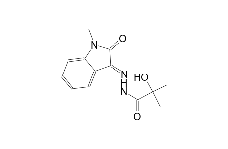 2-Hydroxy-2-methyl-N'-[(3E)-1-methyl-2-oxo-1,2-dihydro-3H-indol-3-ylidene]propanohydrazide