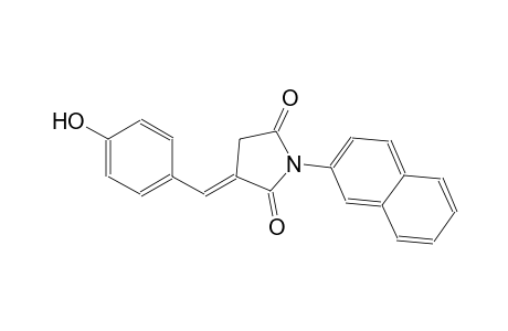 2,5-pyrrolidinedione, 3-[(4-hydroxyphenyl)methylene]-1-(2-naphthalenyl)-, (3E)-