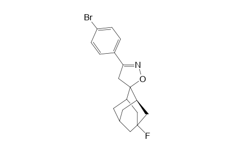 (E)-5-Fluoro-3'-(4-bromophenyl)-4'-hydrospiro[adamantane-2,5'-(delta.(2)-isoxazoline]