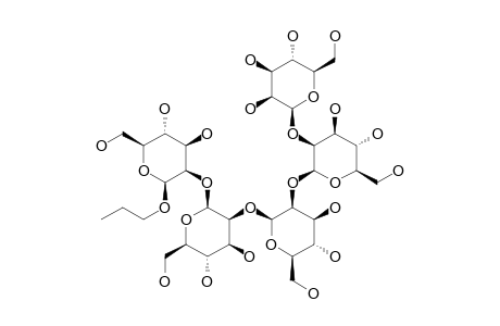 #18;PROPYL-[BETA-D-MANNOPYRANOSYL-(1->2)]-[BETA-D-MANNOPYRANOSYL-(1->2)]-[BETA-D-MANNOPYRANOSYL-(1->2)]-[BETA-D-MANNOPYRANOSYL-(1->2)]-BETA-D-MANNOPYRANOSIDE