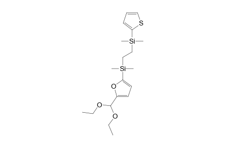 5-{DIMETHYL-[(2-THIENYL-DIMETHYLSILYL)-ETHYL]-SILYL}-FURFURAL_DIACETAL