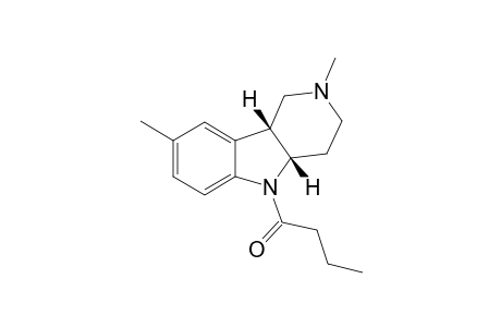 Butan-1-one, 1-(1,2,3,4,4a,9b-hexahydro-2,8-dimethylpyrido[4,3-b]indol-5-yl)-