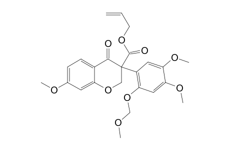 ALLYL-3-[4',5'-DIMETHOXY-2'-(METHOXYMETHOXY)-PHENYL]-7-METHOXY-4-OXOCHROMANE-3-CARBOXYLATE