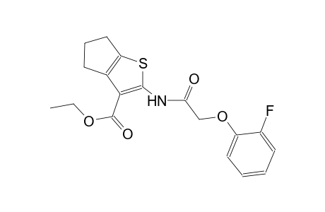 ethyl 2-{[(2-fluorophenoxy)acetyl]amino}-5,6-dihydro-4H-cyclopenta[b]thiophene-3-carboxylate