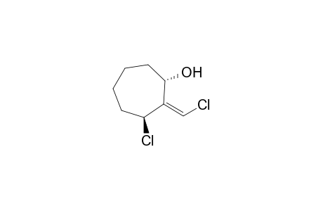 (1S,2E,3S)-3-chloranyl-2-(chloranylmethylidene)cycloheptan-1-ol