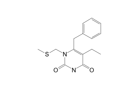 6-BENZYL-5-ETHYL-1-[(METHYLTHIO)-METHYL]-URACIL