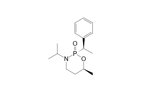 (S)-(2u,6l,1'u)-3-(1-Methylethyl)-2-(1'-phenylethyl)-6-methyl-1,3,2-oxazaphosphorinane-2-oxide