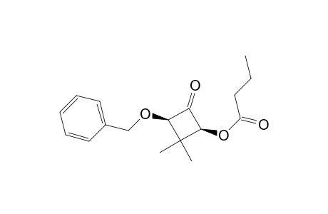 Ethyl 1S,3R-[ 3-(Benzyloxy)-2,2-dimethyl-4-oxocyclobutyl] acetate