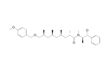 (2S,4R,6R,8S)-N-[(1R,2R)-2-HYDROXY-1-METHYL-2-PHENYL-ETHYL]-9-[(4-METHOXYBENZYL)-OXY]-N,2,4,6,8,-PENTAMETHYLNONANAMIDE