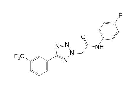 4'-fluoro-5-(alpha,alpha,alpha-trifluoro-m-tolyl)-2H-tetrazole-2-acetanilide