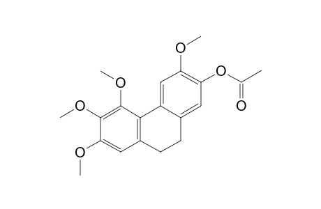 7-ACETOXY-2,3,4,6-TETRAMETHOXY-9,10-DIHYDRO-PHENANTHRENE