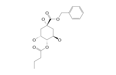 BENZYL-4-O-BUTANOYLQUINATE;BENZYL-4-ALPHA-(BUTANOYLOXY)-1-ALPHA,3-ALPHA,5-BETA-TRIHYDROXYCYCLOHEXANE-1-BETA-CARBOXYLATE