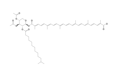 DIACETYL-DIAPOLYCOPENEDIOIC-ACID-XYLOSYL-ESTER_A