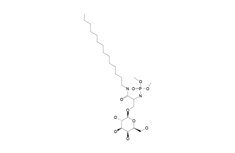 3-O-(BETA-D-GALACTOPYRANOSYL)-N-(DIMETHOXYPHOSPHORYL)-L-SERINE-TETRADECANAMIDE